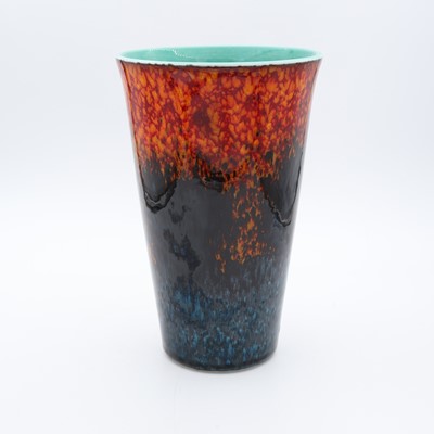 Lot 2 - A Poole pottery delphis vase, of tapered...