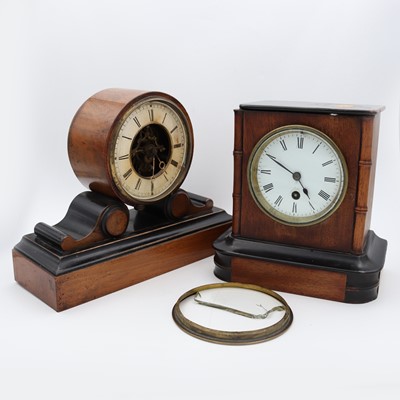 Lot 18 - A late 19th century parcel ebonised mahogany...