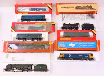 Lot 636 - Six Hornby 00 gauge locos to include a Class...