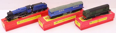 Lot 567 - Three Hornby Dublo two-rail locos to include a...