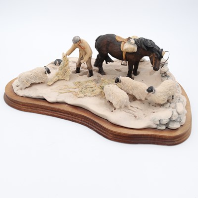 Lot 21 - A Border Fine Arts figure group 'Winter...