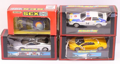 Lot 231 - Collection of Scalextric and SCX slot racing...