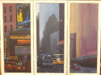 Lot 510 - Dennis Nash (b.1947) - a set of three New York...