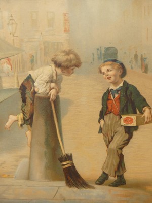 Lot 512 - A pair of late Victorian colour prints; How's...