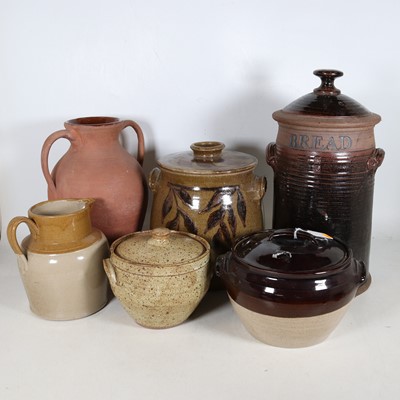 Lot 53 - A collection of studio pottery, to include a...