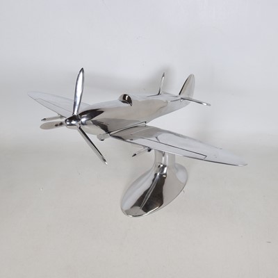Lot 65 - A contemporary polished metal model of an...