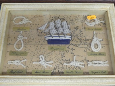 Lot 562 - Three reproduction glazed wall displays of...