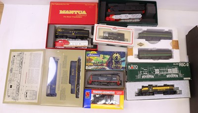 Lot 753 - One tray containing various HO gauge American...
