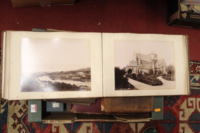 Lot 78 - A collection of albums, to include a 19th...