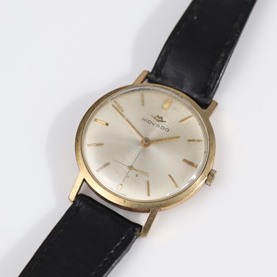 Lot 343 - A 1960s Movado gent's 9ct gold cased manual...