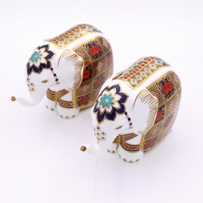 Lot 113 - A pair of Royal Crown Derby Imari porcelain...