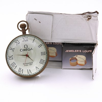 Lot 120 - A reproduction glass ball watch, having a...