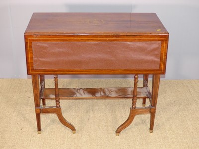Lot 695 - An Edwardian rosewood, floral ivory and...