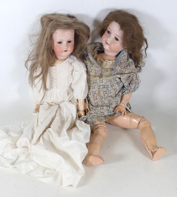 Lot 132 - An Armand Marseille bisque-head doll, having...