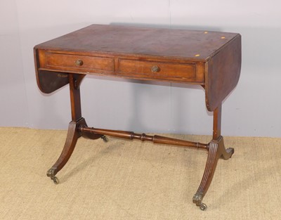 Lot 697 - A 19th century flame mahogany, and crossbanded...