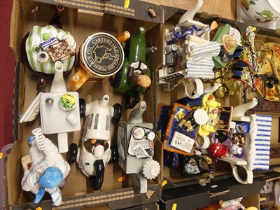 Lot 151 - A collection of novelty teapots, to include an...