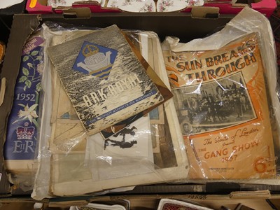 Lot 156 - A collection of ephemera, to include The War...