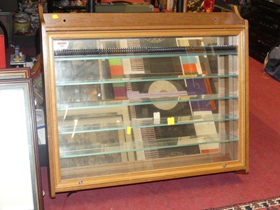 Lot 157 - A modern wall-mounted model railway display...