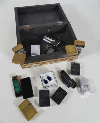 Lot 206 - A collection of lighters, to include Zippos