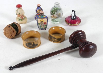 Lot 216 - A collection of items to include four Chinese...