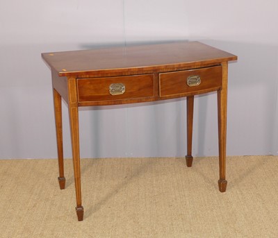 Lot 640 - A circa 1900 mahogany and boxwood-strung...