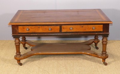 Lot 649 - A mahogany, satinwood and rosewood crossbanded...