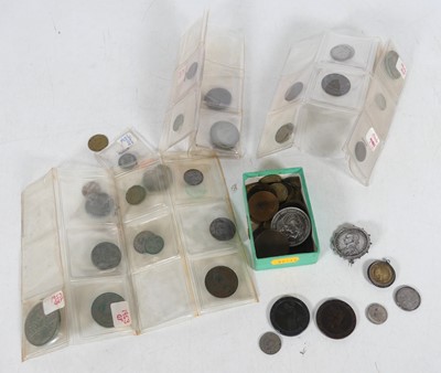 Lot 273 - A collection of coins, to include a George III...