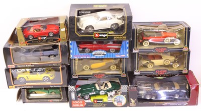 Lot 216 - Mixed collection of 1:18 and 1:24 scale...