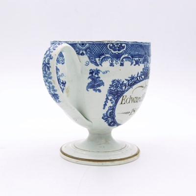 Lot 27 - An early 19th century pearlware pedestal...