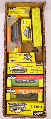 Lot 282 - Collection of Solido military diecast models...