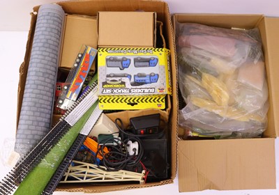 Lot 718 - Two boxes containing various 00 gauge...