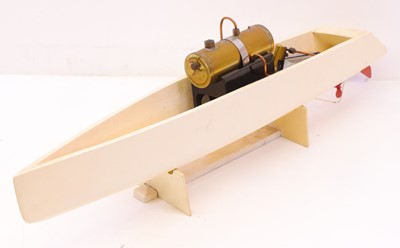 Lot 306 - Vintage Live Steam powered model boat...