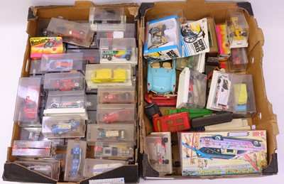 Lot 205 - A box containing mostly Solido models and mail-...