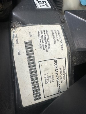 Lot 276 - A 2000 Lotus Elise SI, 160BHP Registration No....