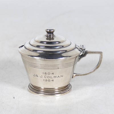 Lot 273 - An early Elizabeth II silver lidded sugar bowl,...