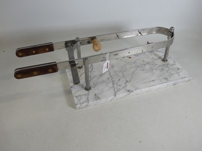 Lot 39 - A Fischer of France stainless steel hamhock...
