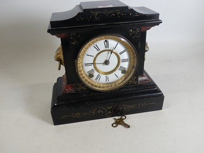 Lot 48 - A late 19th century American black painted...