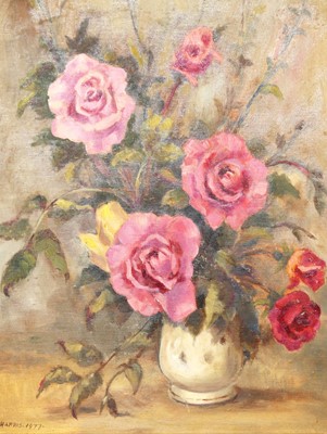 Lot 502 - Harris (20th century) - Still life with...