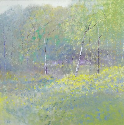 Lot 511 - Dennis Nash (b-1947) - Woodland scene in...