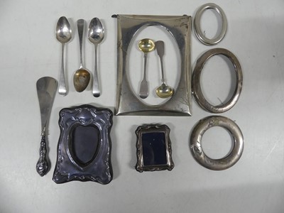 Lot 299 - A collection of silver and silver-mounted...