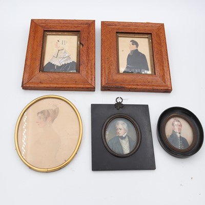 Lot 124 - English School (19th century) - a miniature...