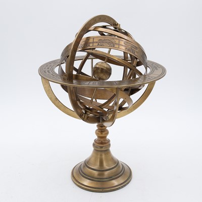 Lot 126 - A reproduction table-top zodiac globe, h.26cm