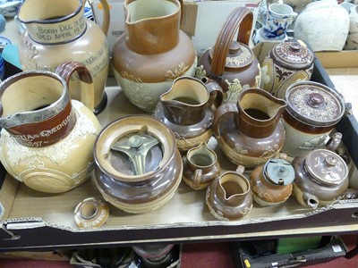 Lot 140 - A collection of Doulton stoneware, to include...