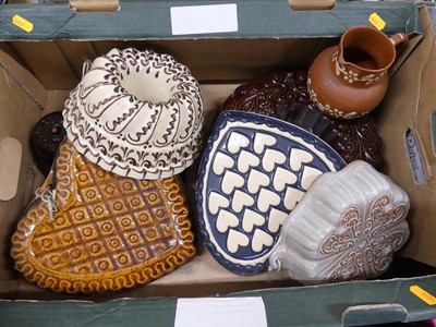 Lot 167 - A collection of pottery moulds, to include a...