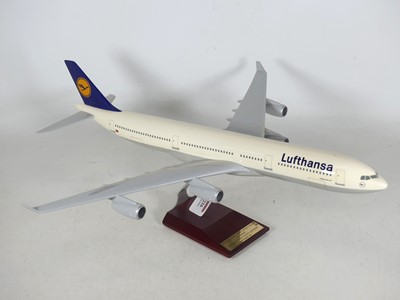 Lot 216 - A composite scale model of a Airbus A340-300,...