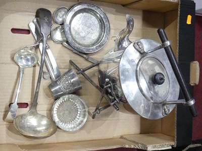 Lot 221 - A collection of silver plated wares, to...