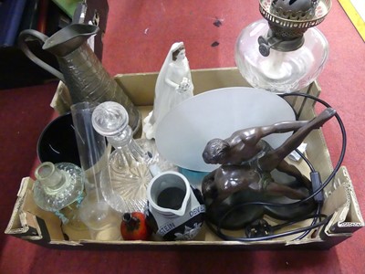 Lot 178 - A reproduction Art Deco style bronzed...