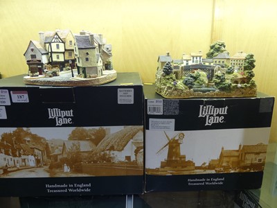 Lot 187 - Lilliput Lane - 'Shopping in the Shambles',...