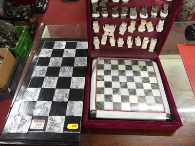 Lot 249 - A Chinese export black lacquered and mother of...
