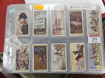 Lot 251 - A collection of cigarette cards, to include...